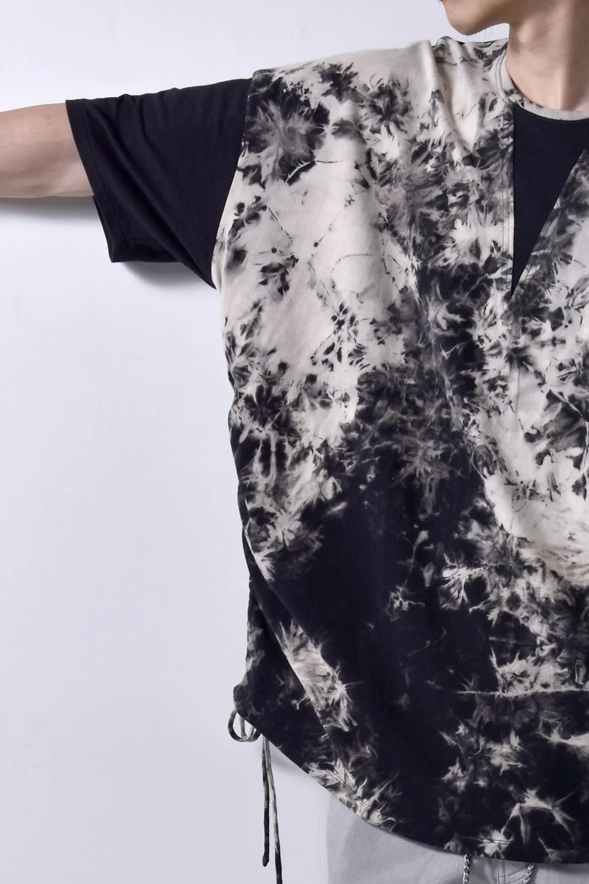 2101-TP01B Side Shrring Tie Dye Pullover 02