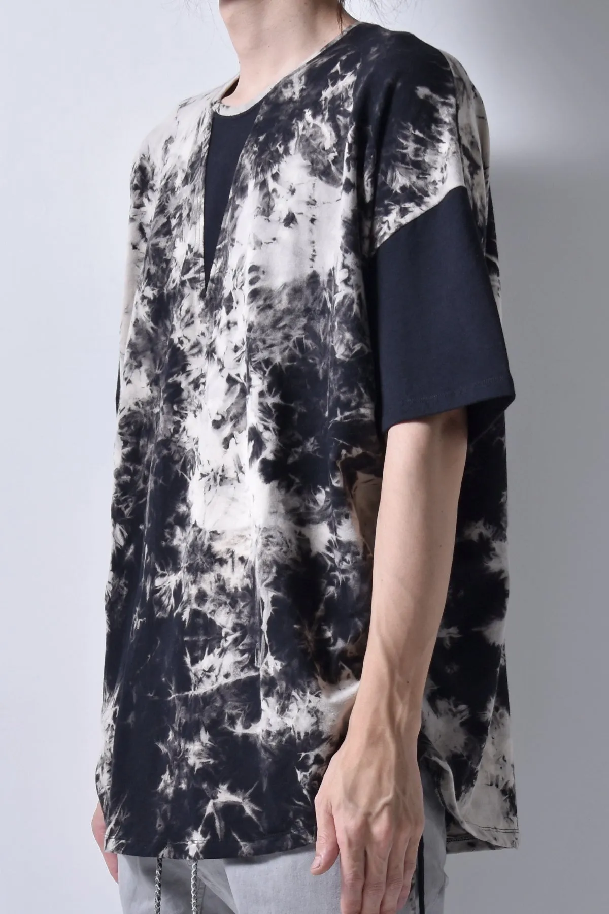 2101-TP01B Side Shrring Tie Dye Pullover 02