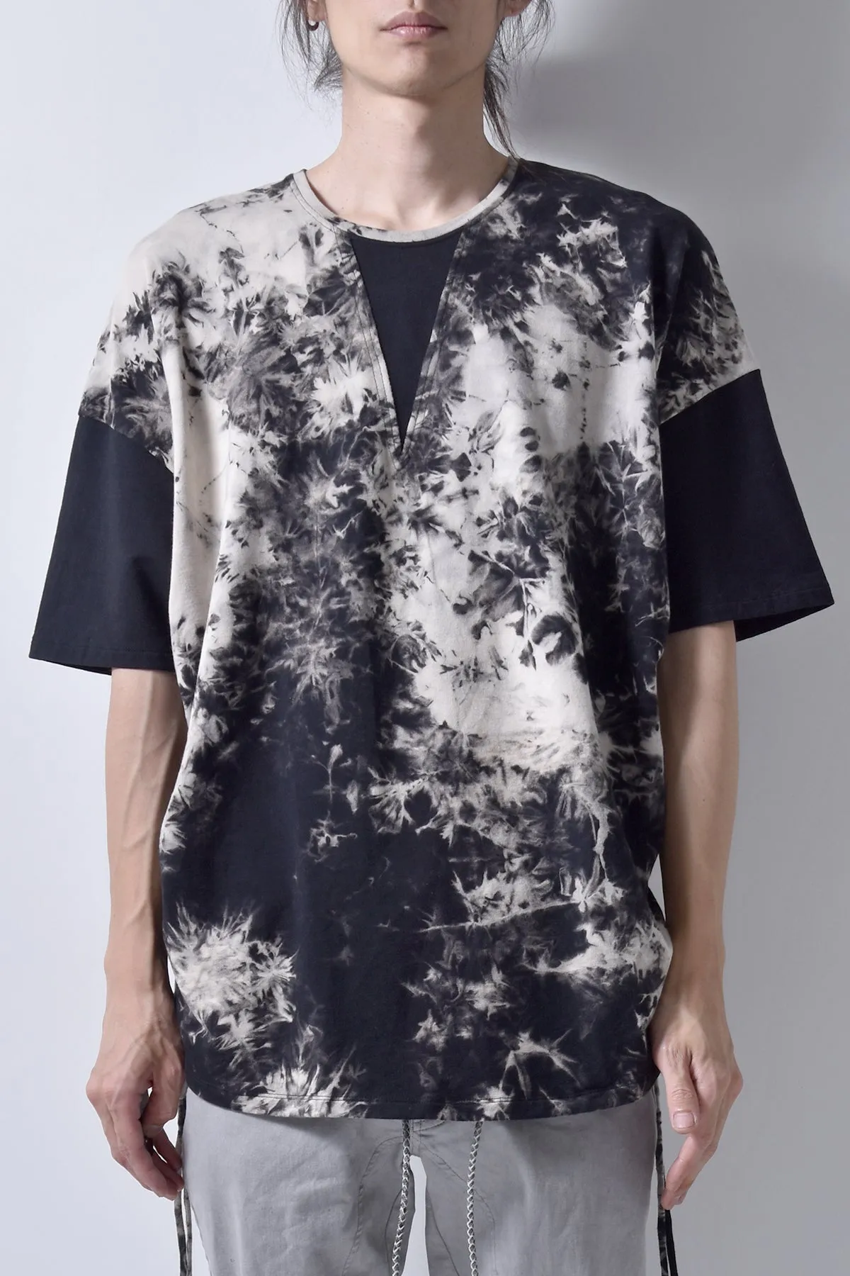 2101-TP01B Side Shrring Tie Dye Pullover 02