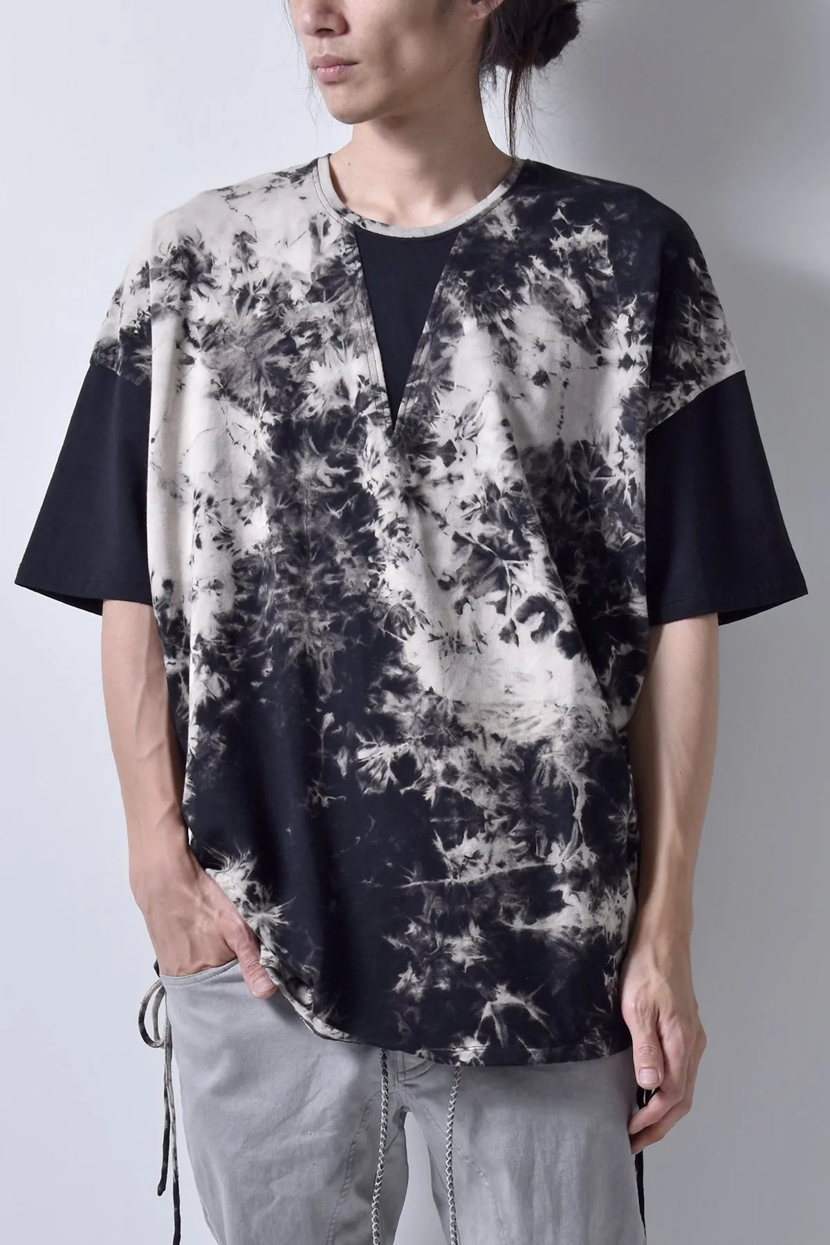 2101-TP01B Side Shrring Tie Dye Pullover 02