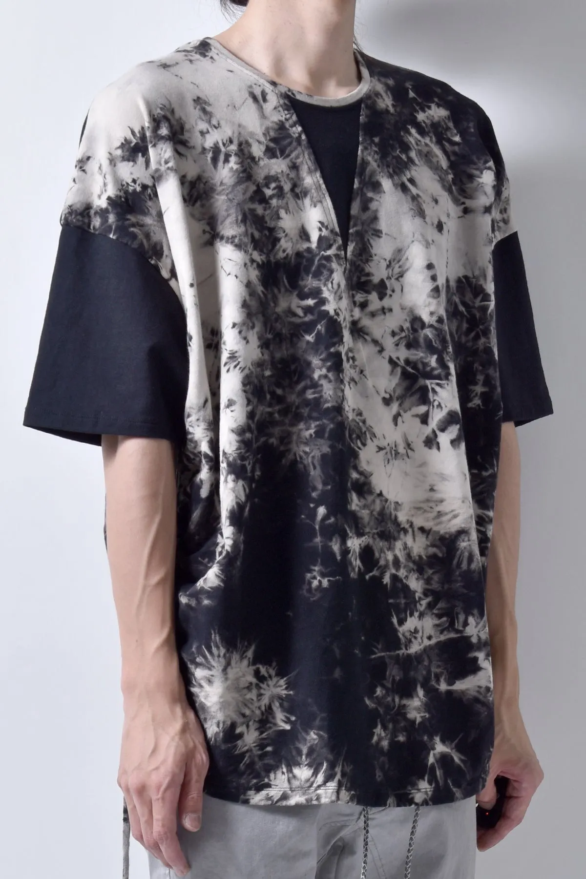 2101-TP01B Side Shrring Tie Dye Pullover 02