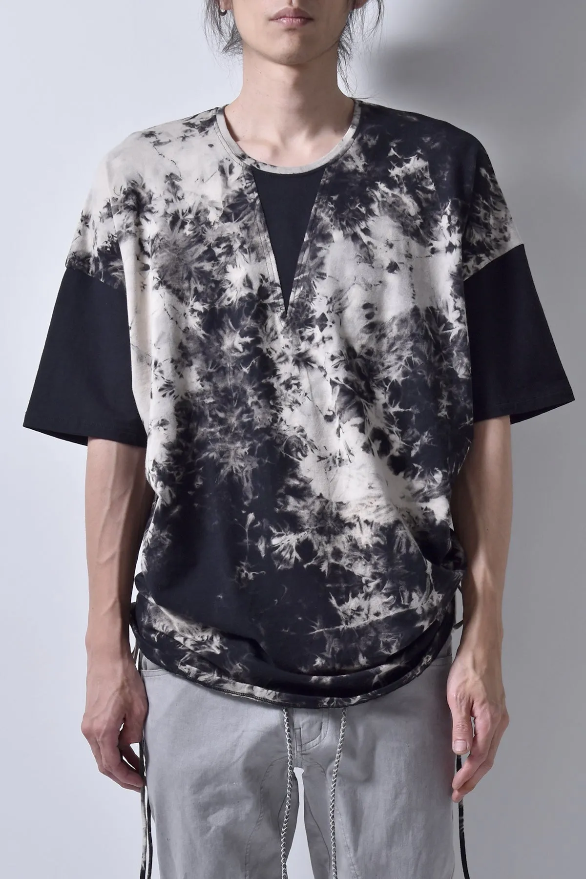 2101-TP01B Side Shrring Tie Dye Pullover 02