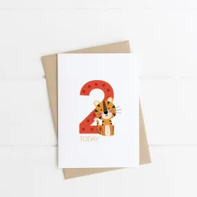 2nd Birthday Card