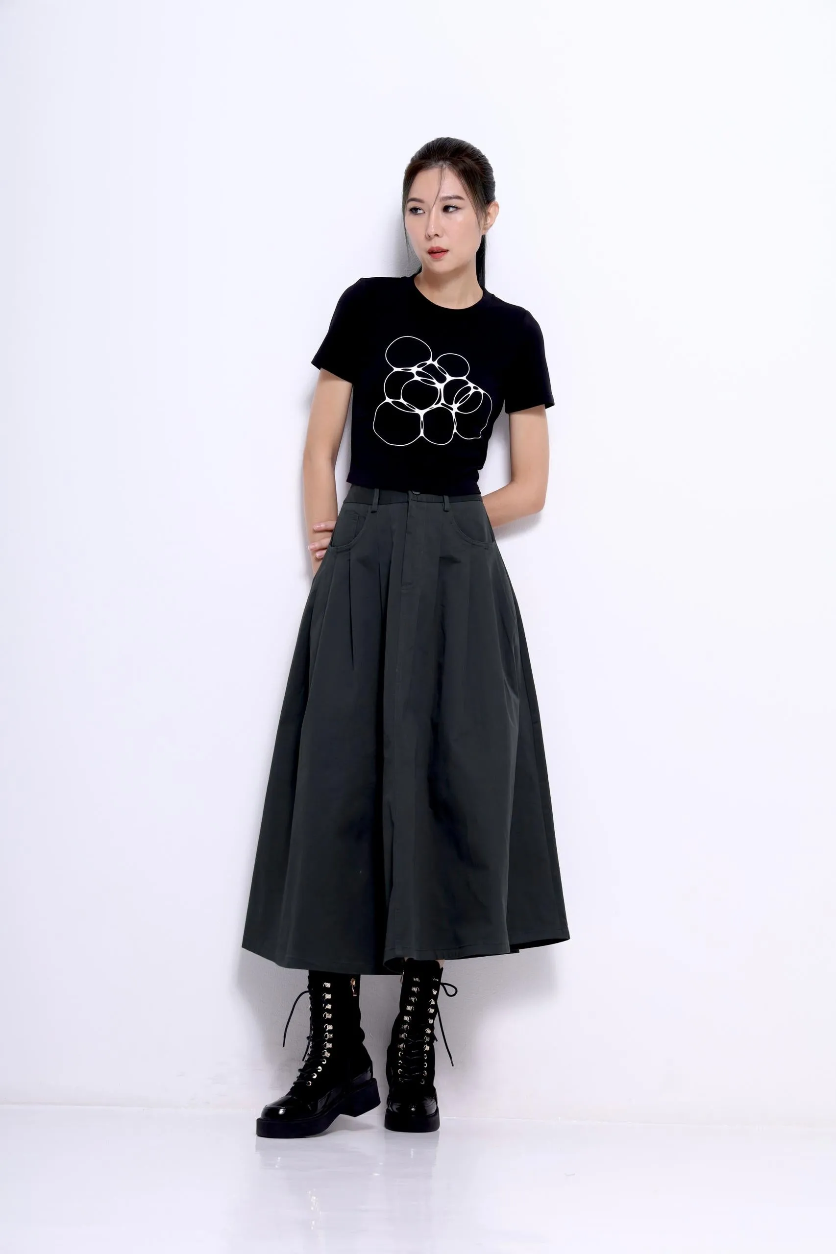 Abstract Art Fitted Tee