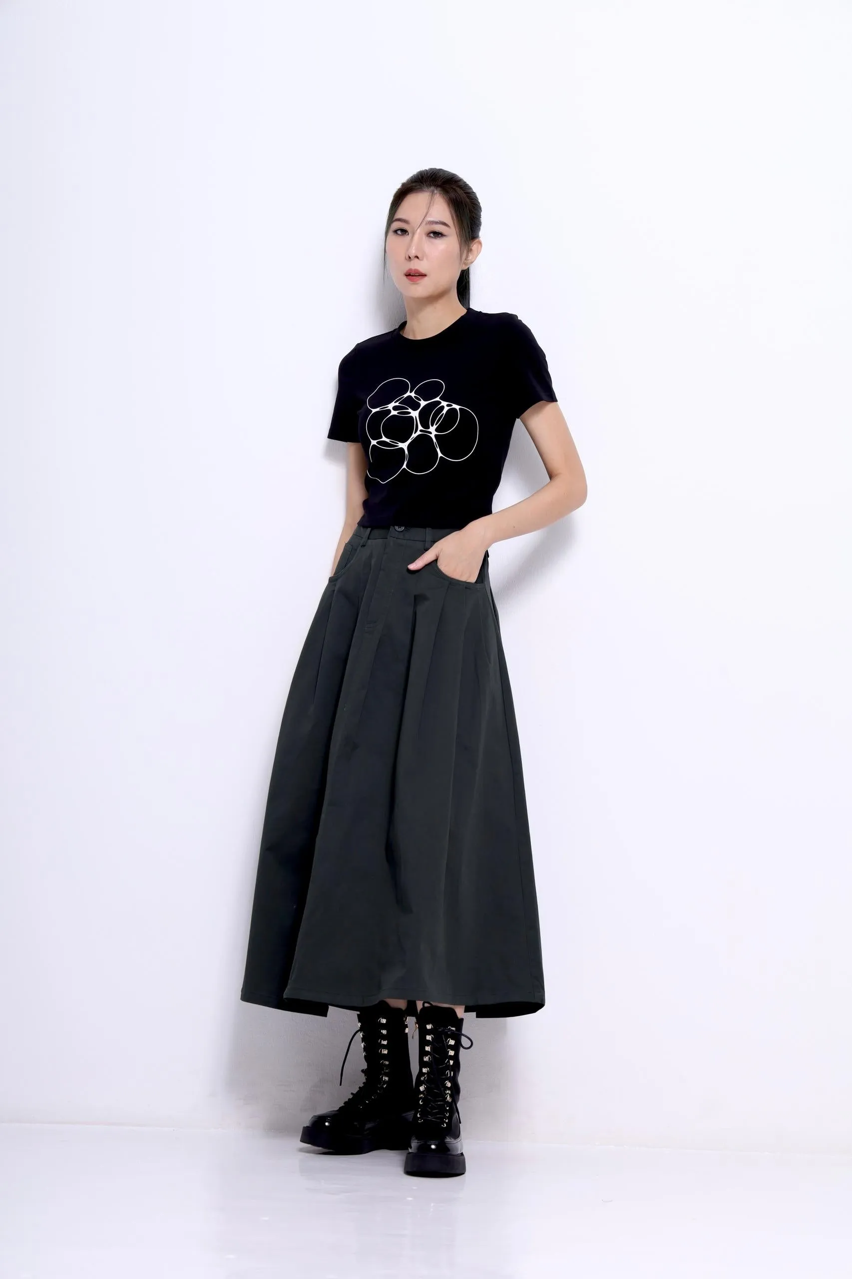 Abstract Art Fitted Tee