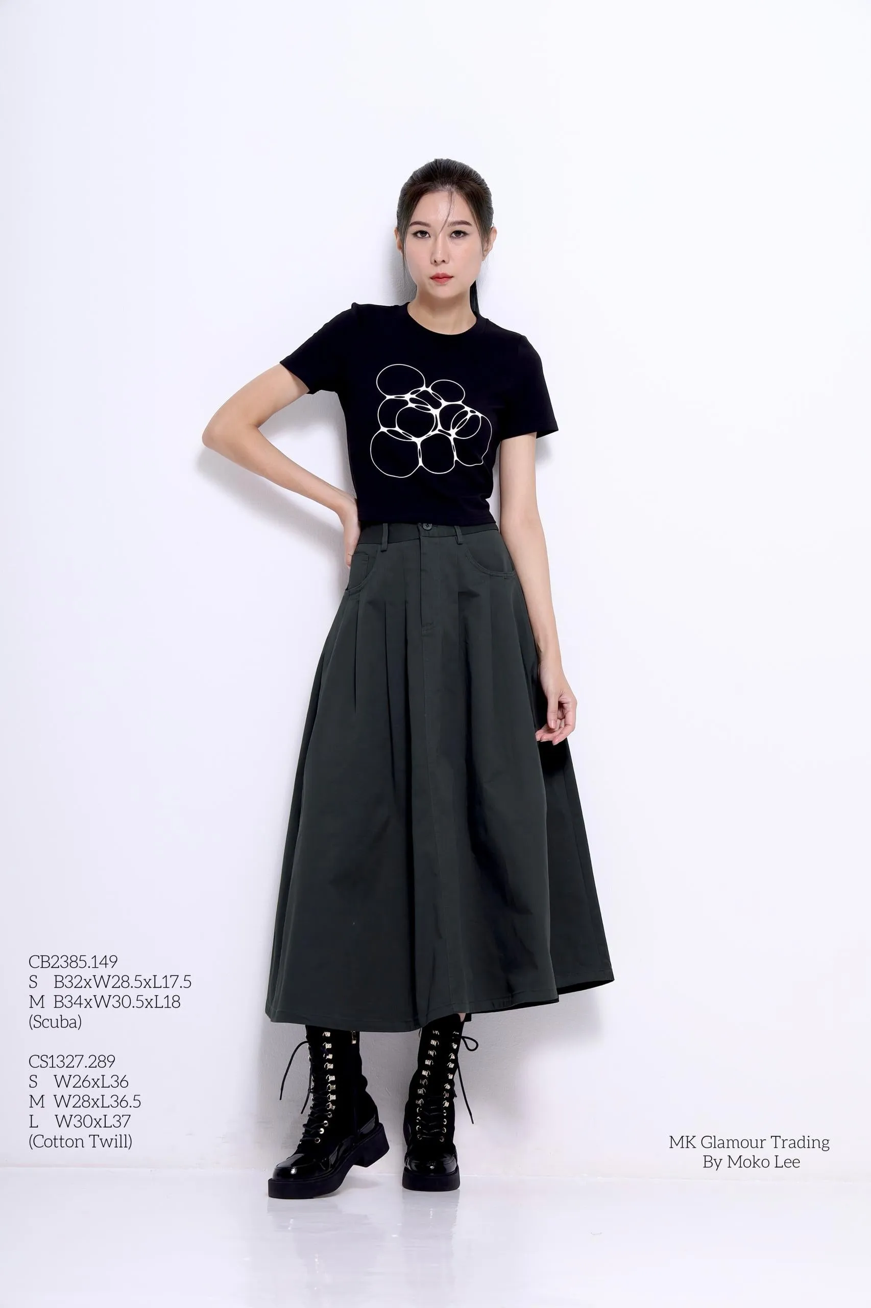 Abstract Art Fitted Tee