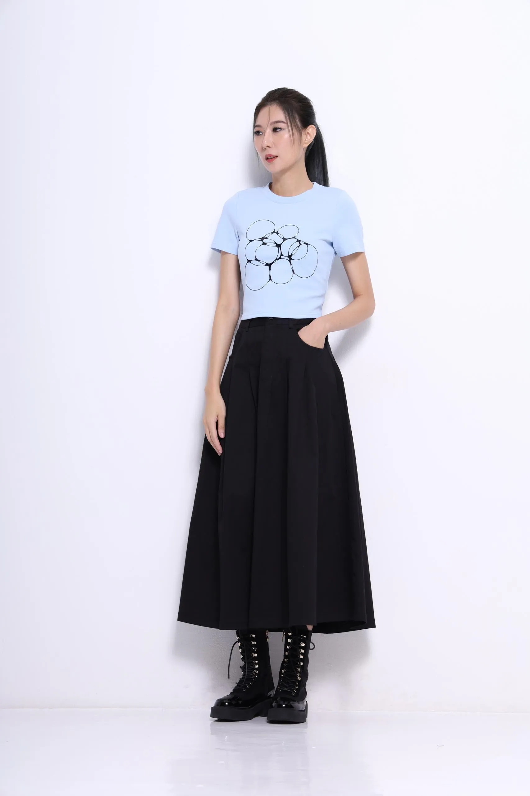 Abstract Art Fitted Tee
