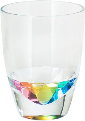 Acrylic Diamond Rainbow Tumbler-16oz-24010