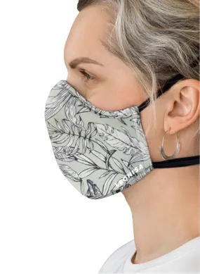 Adult's Face Mask – Triple-Layered Protection, Anti-Fluid and Antibacterial Technology - Green