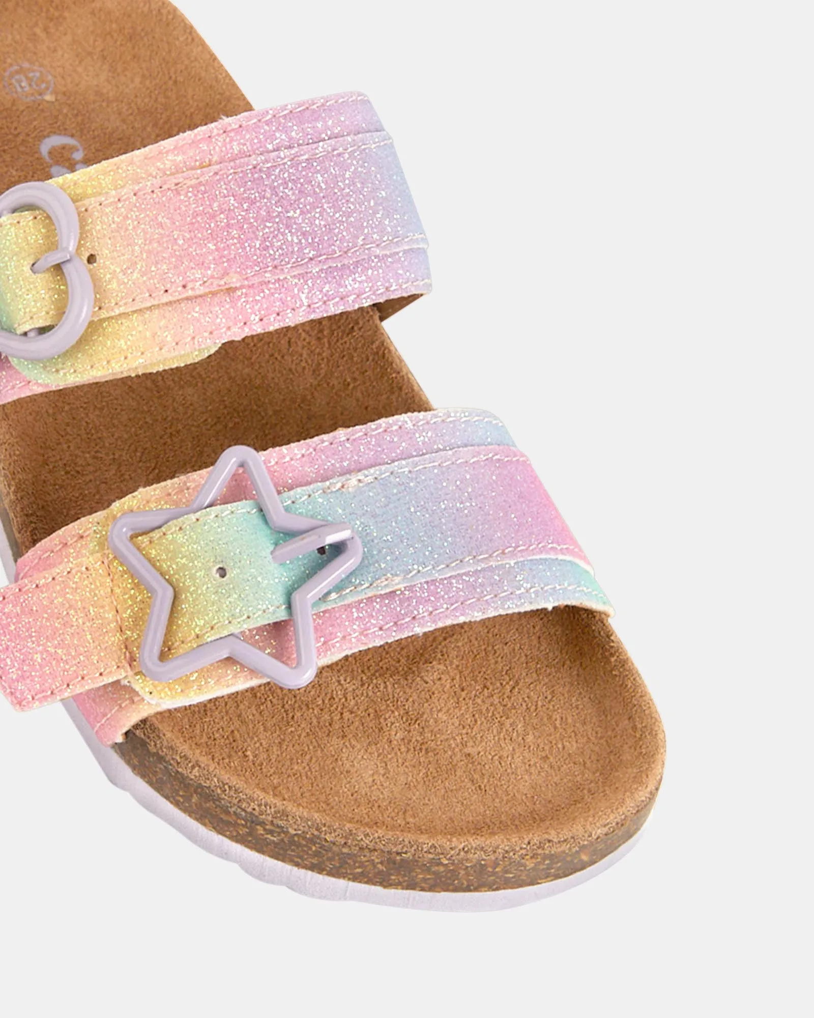 Ava Star Slide - Lilac Rainbow