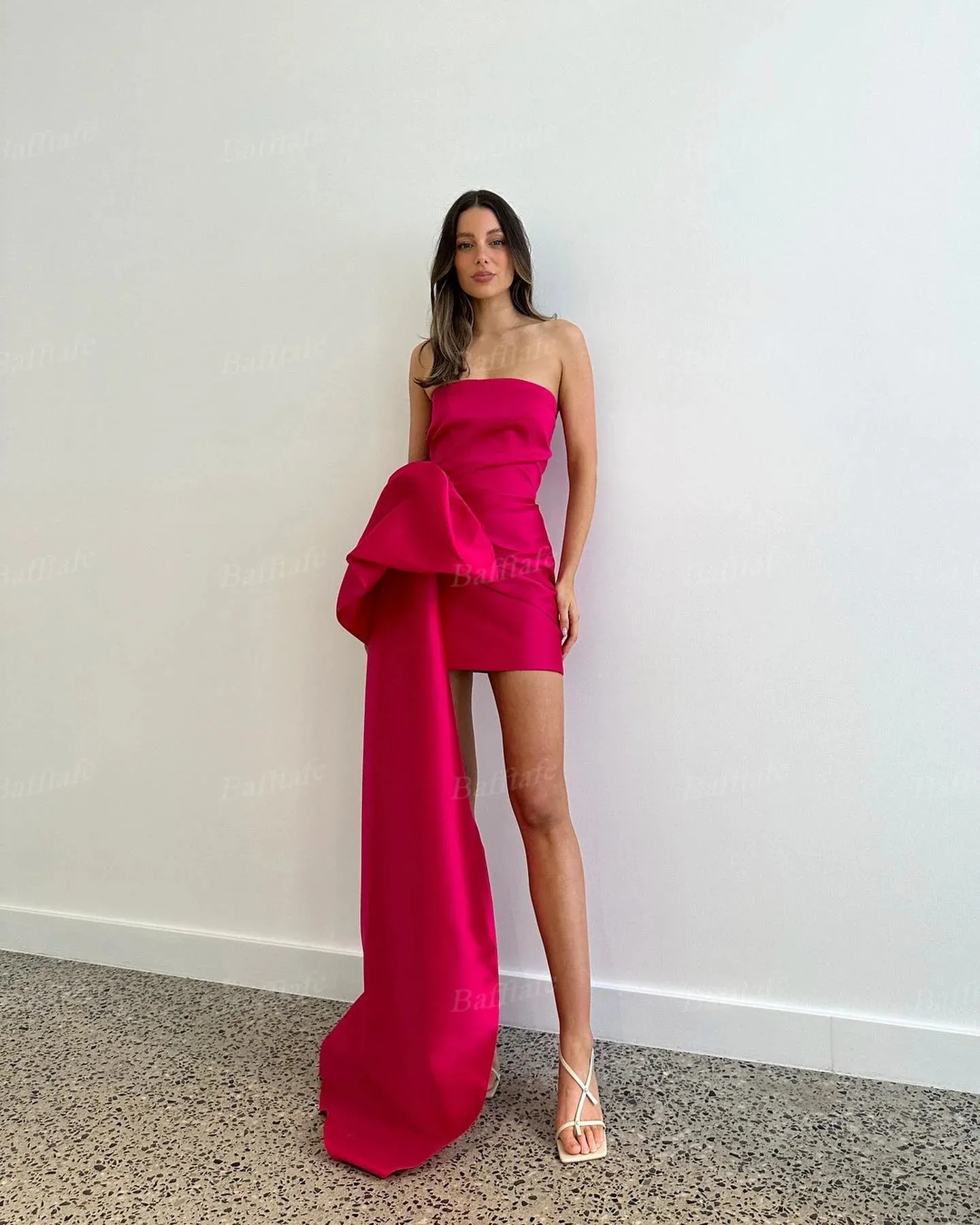 Bafftafe Sheath Women Mini Prom Party Dress