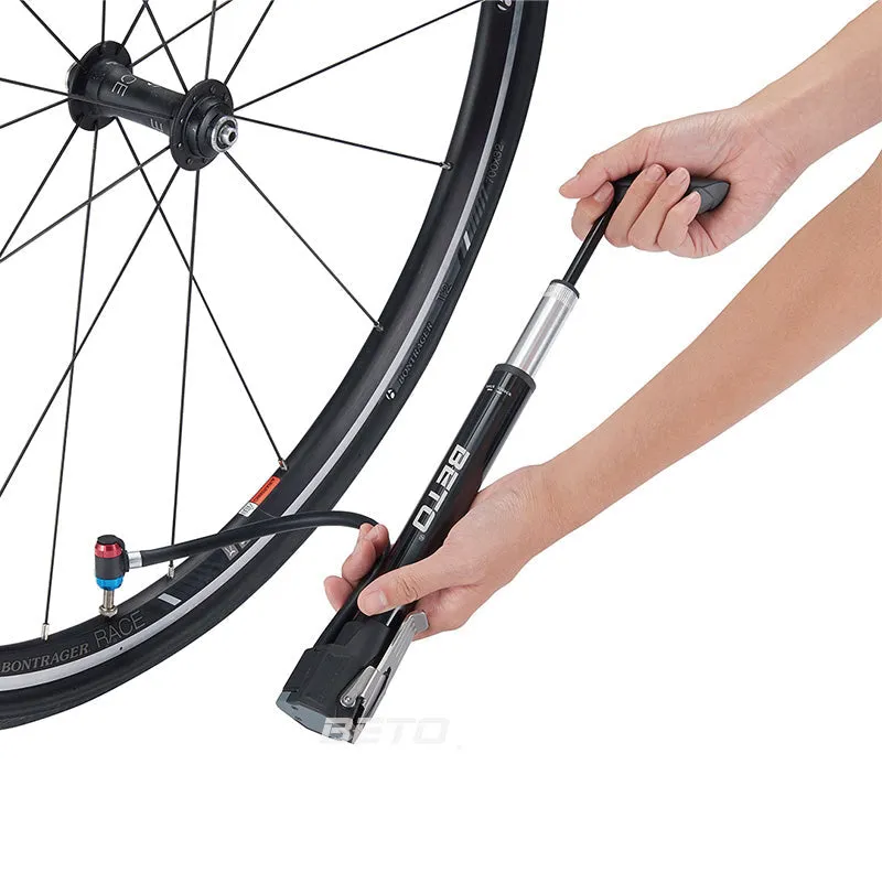 Beto 011-AG MINI FLOOR PUMP - BLACK