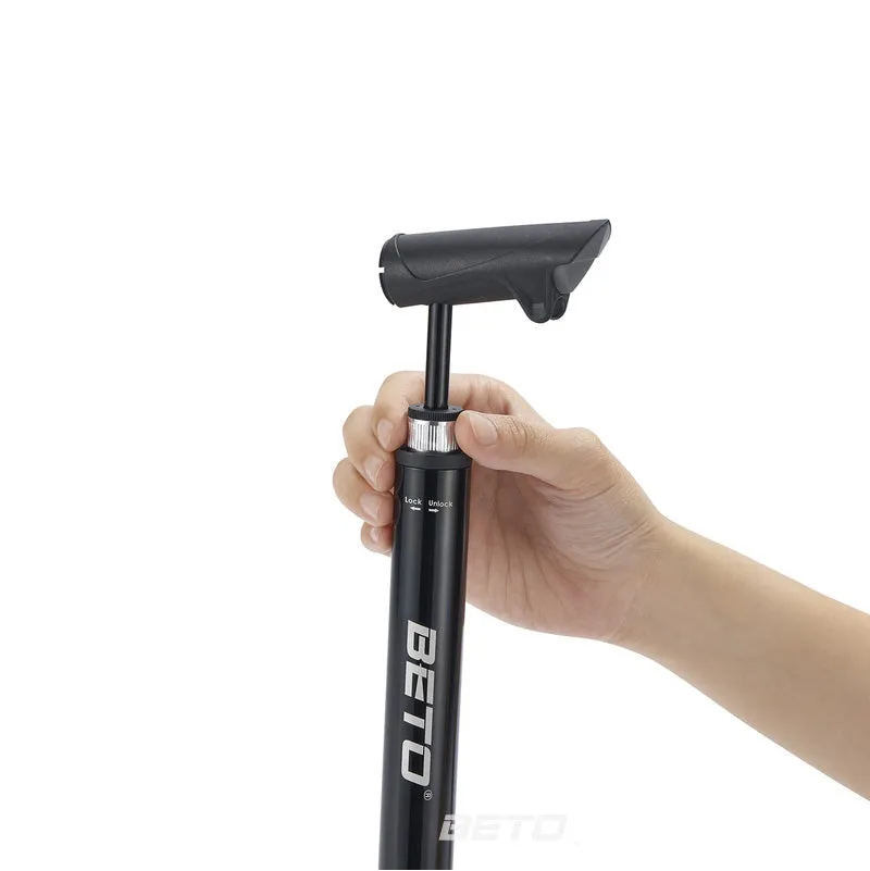 Beto 011-AG MINI FLOOR PUMP - BLACK