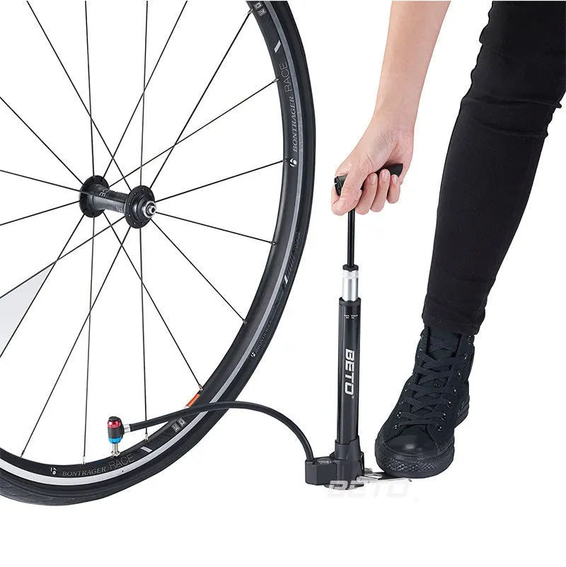 Beto 011-AG MINI FLOOR PUMP - BLACK