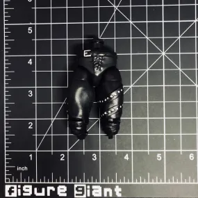 Black Pants with belt and side chains
