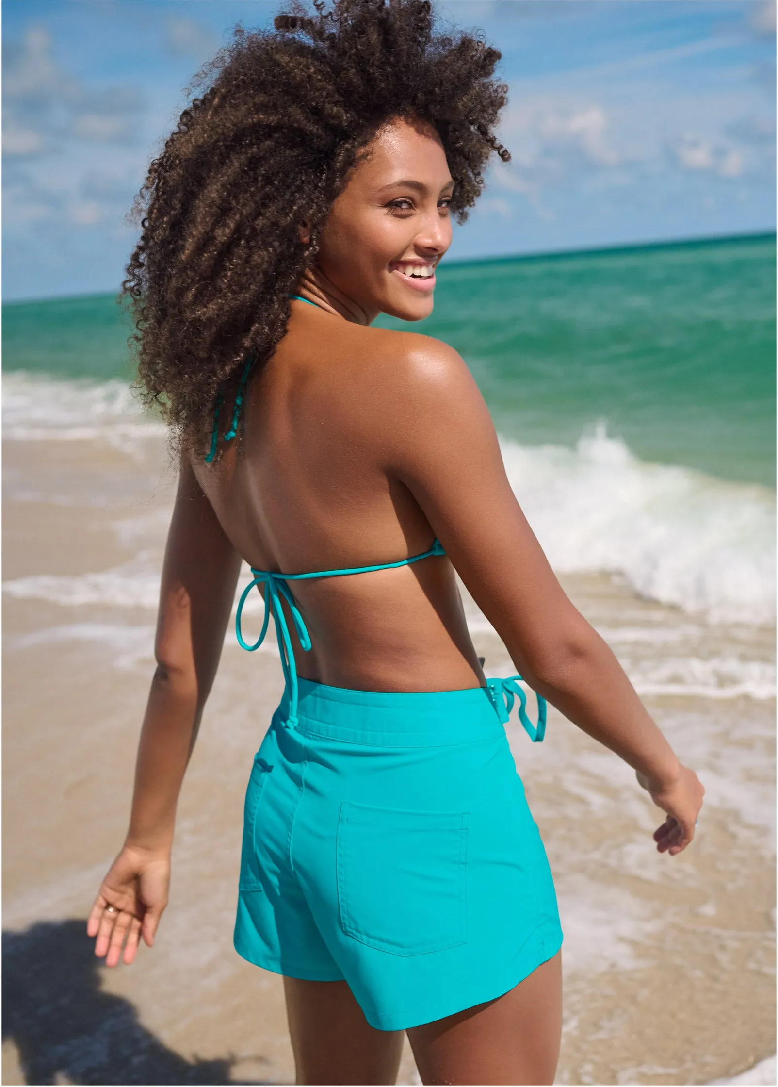 Board Short Cover-Up - Aqua Reef