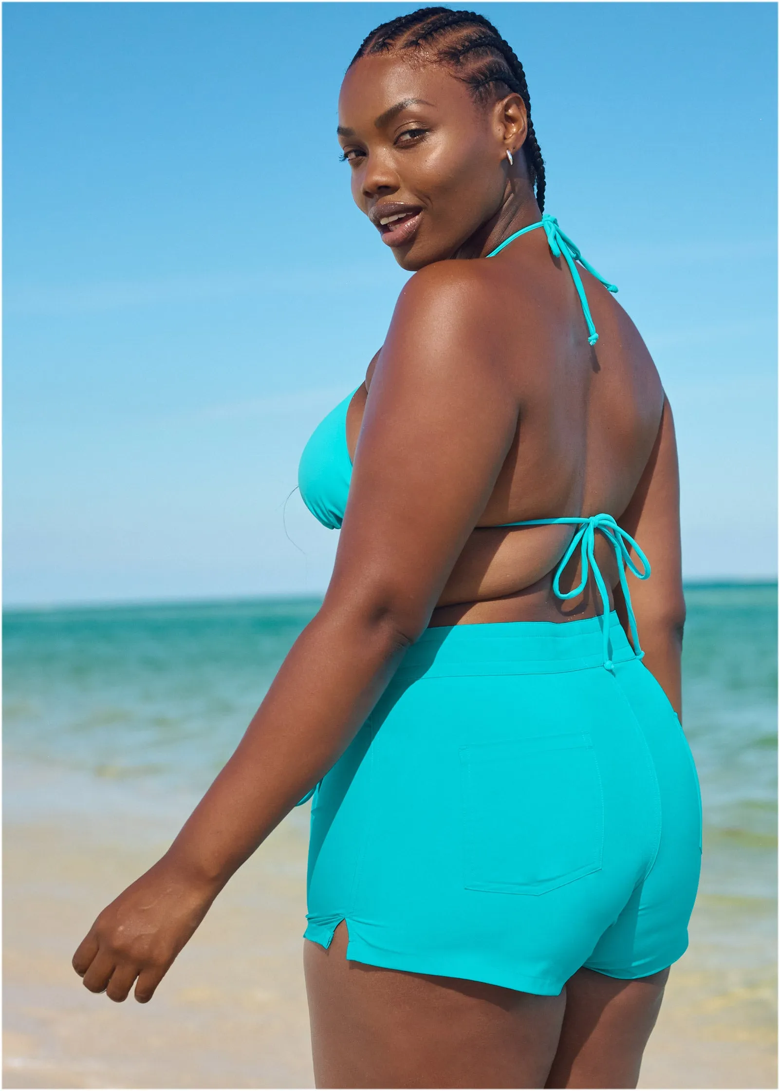 Board Short Cover-Up - Aqua Reef