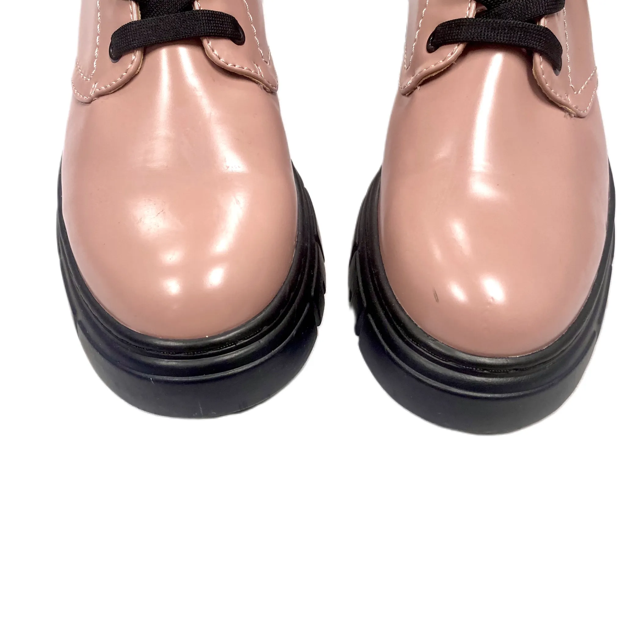 Boots Combat By Limelight In Mauve, Size: 9