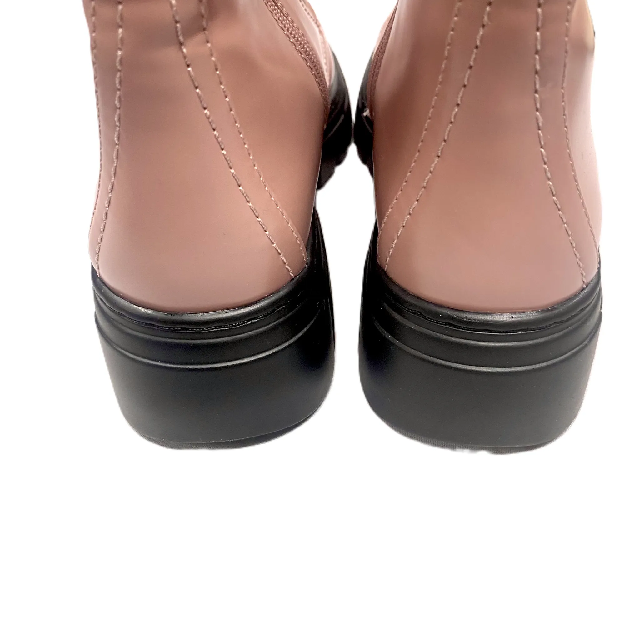 Boots Combat By Limelight In Mauve, Size: 9