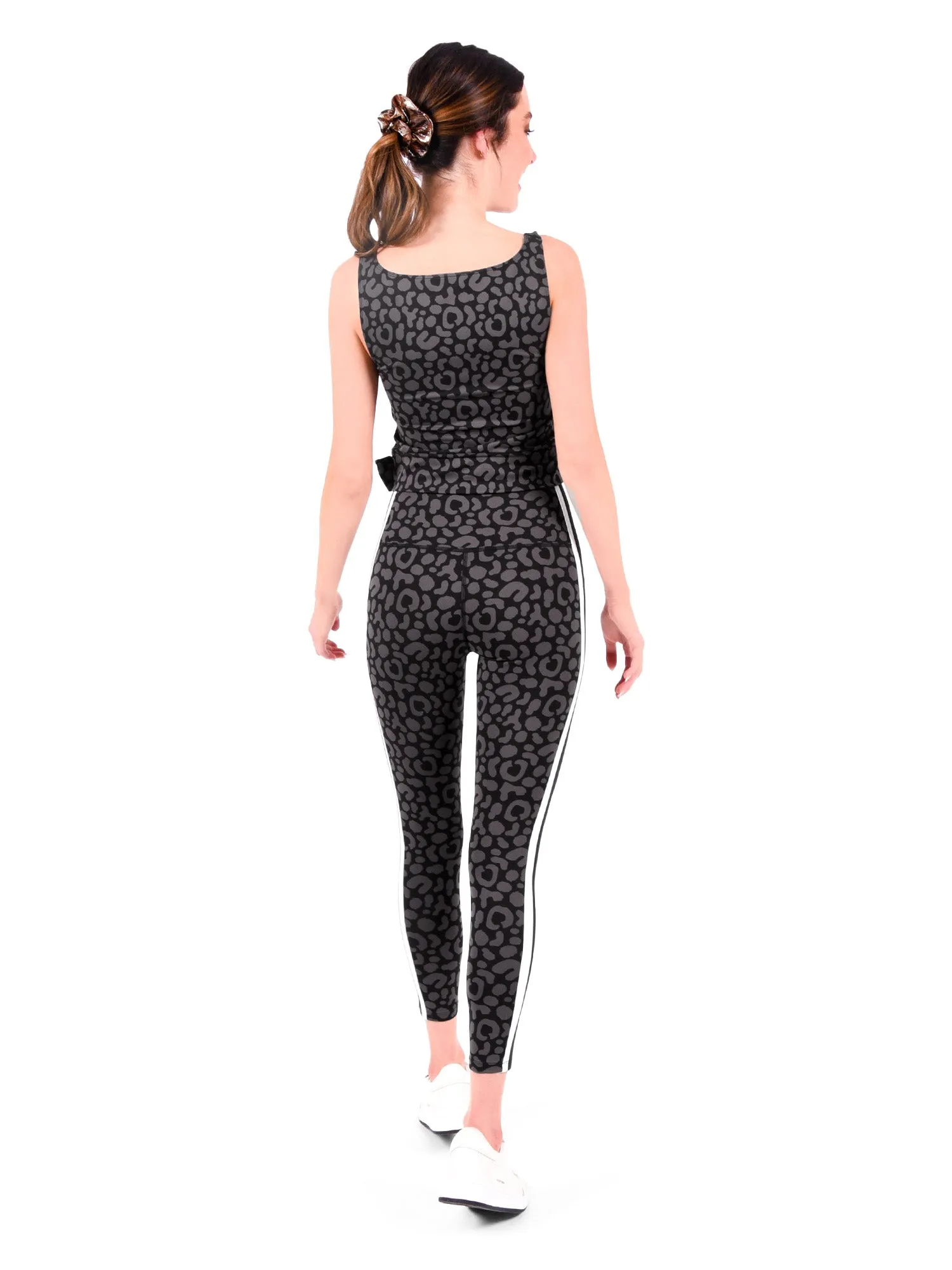 Bow Sport Crop - Noir Cheetah