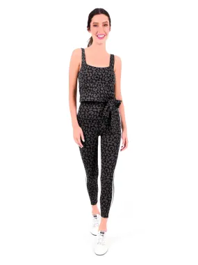 Bow Sport Crop - Noir Cheetah