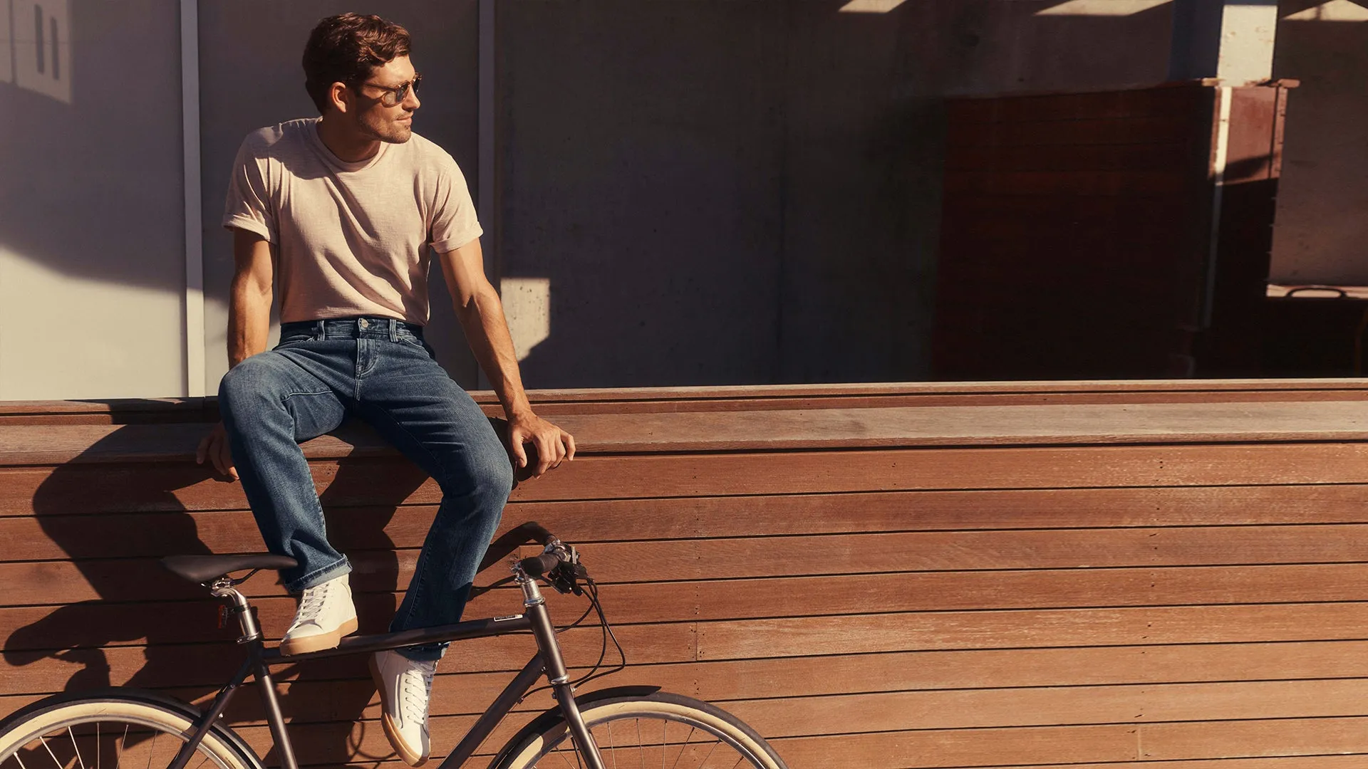 Cool Tapered Leg Jeans In Dark Organic