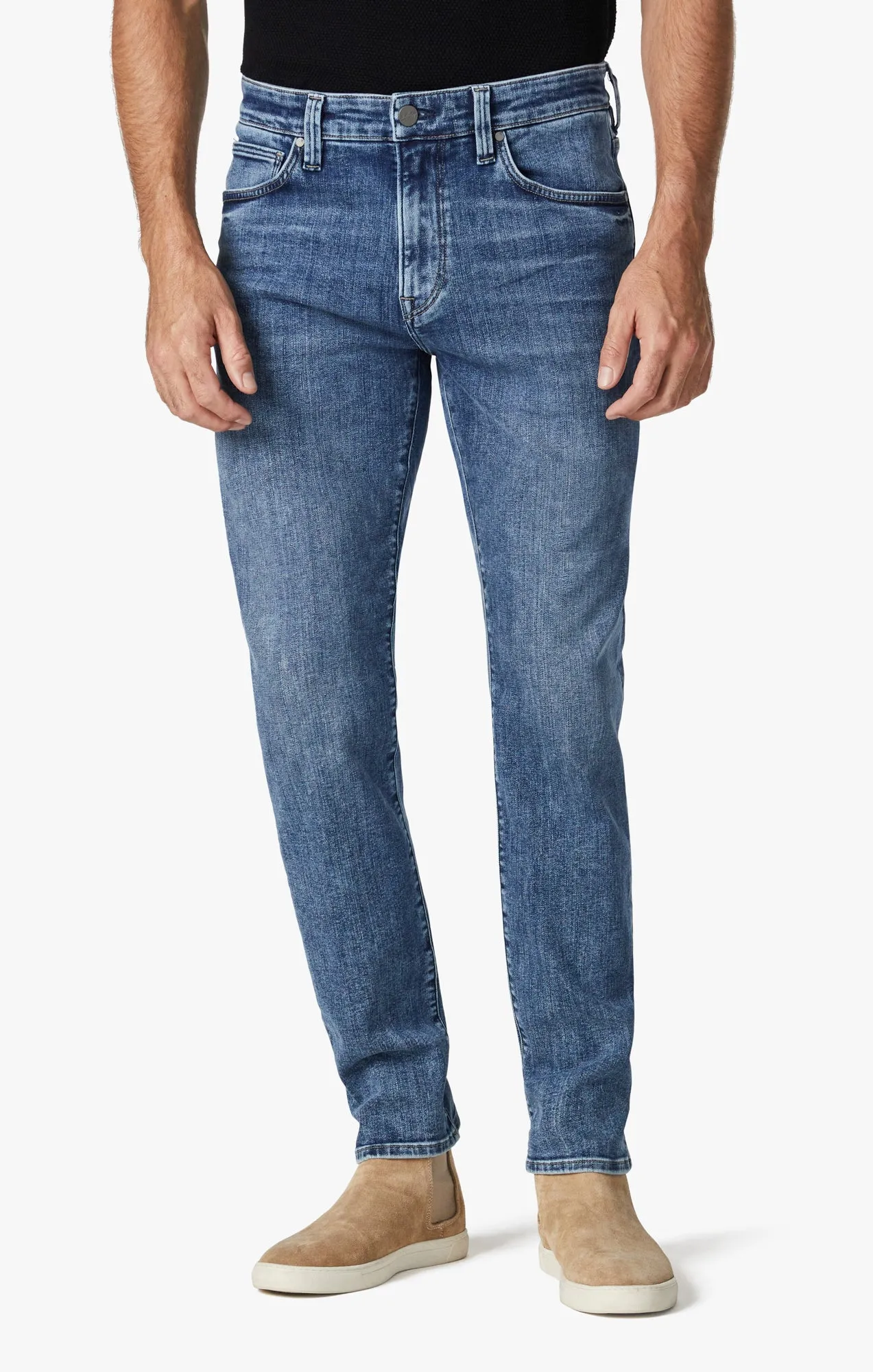 Cool Tapered Leg Jeans In Dark Organic