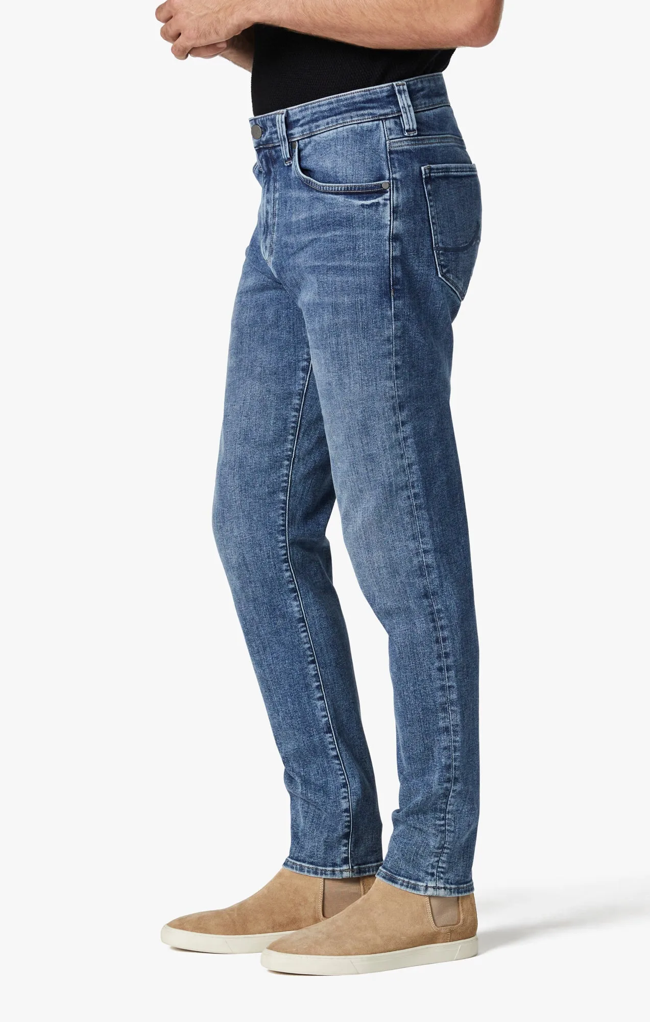 Cool Tapered Leg Jeans In Dark Organic