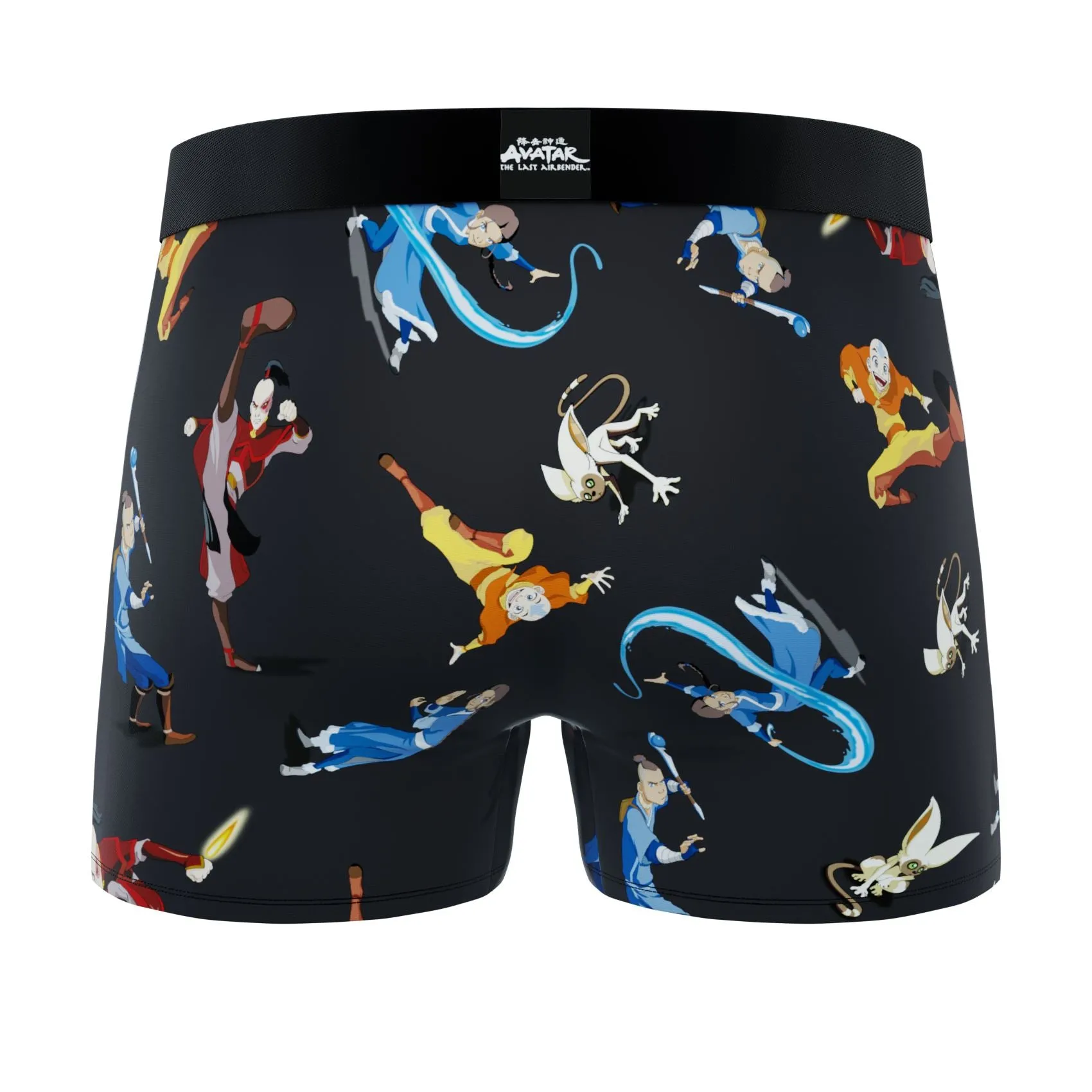 CRAZYBOXER Avatar Black Men's Boxer Briefs (2 pack)