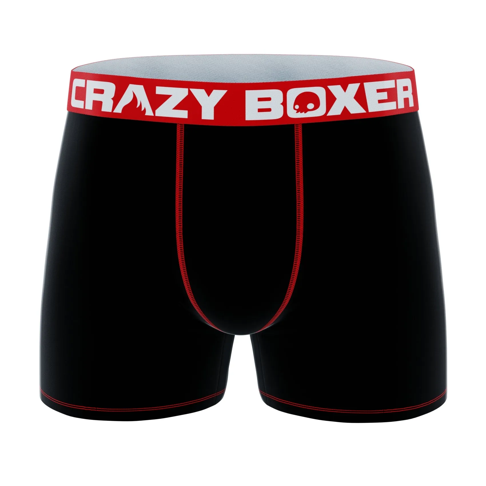 CRAZYBOXER Avatar Black Men's Boxer Briefs (3 pack)