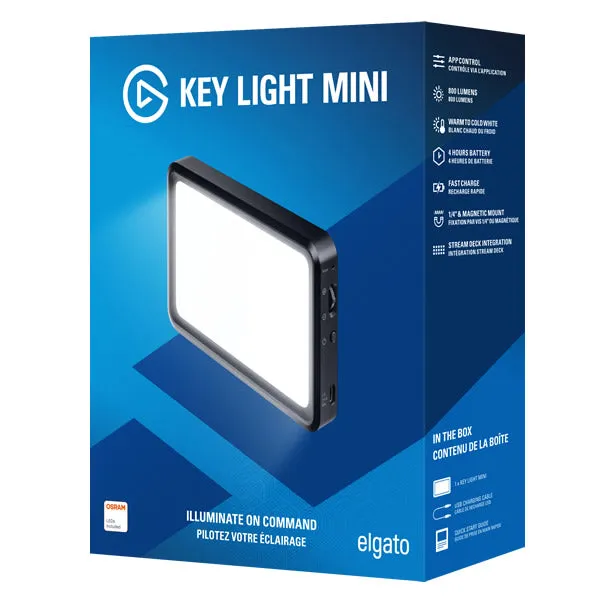 Elgato Key Light Mini – Portable LED Panel