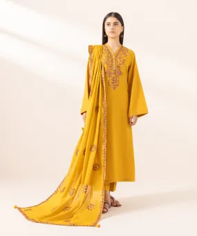 Embroidered Voile Dupatta