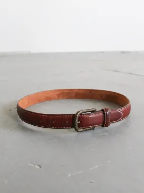 equestrian leather belt