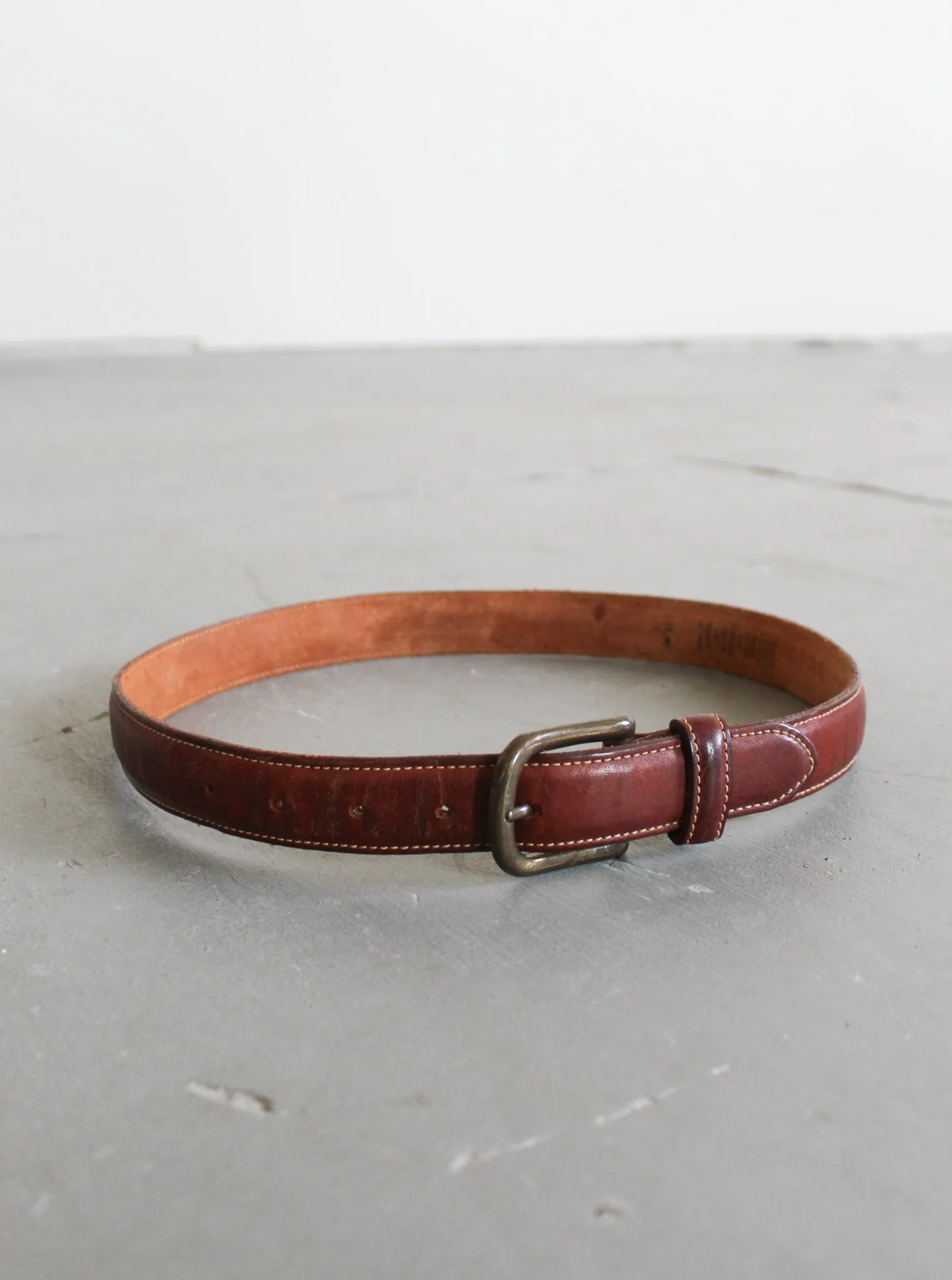 equestrian leather belt