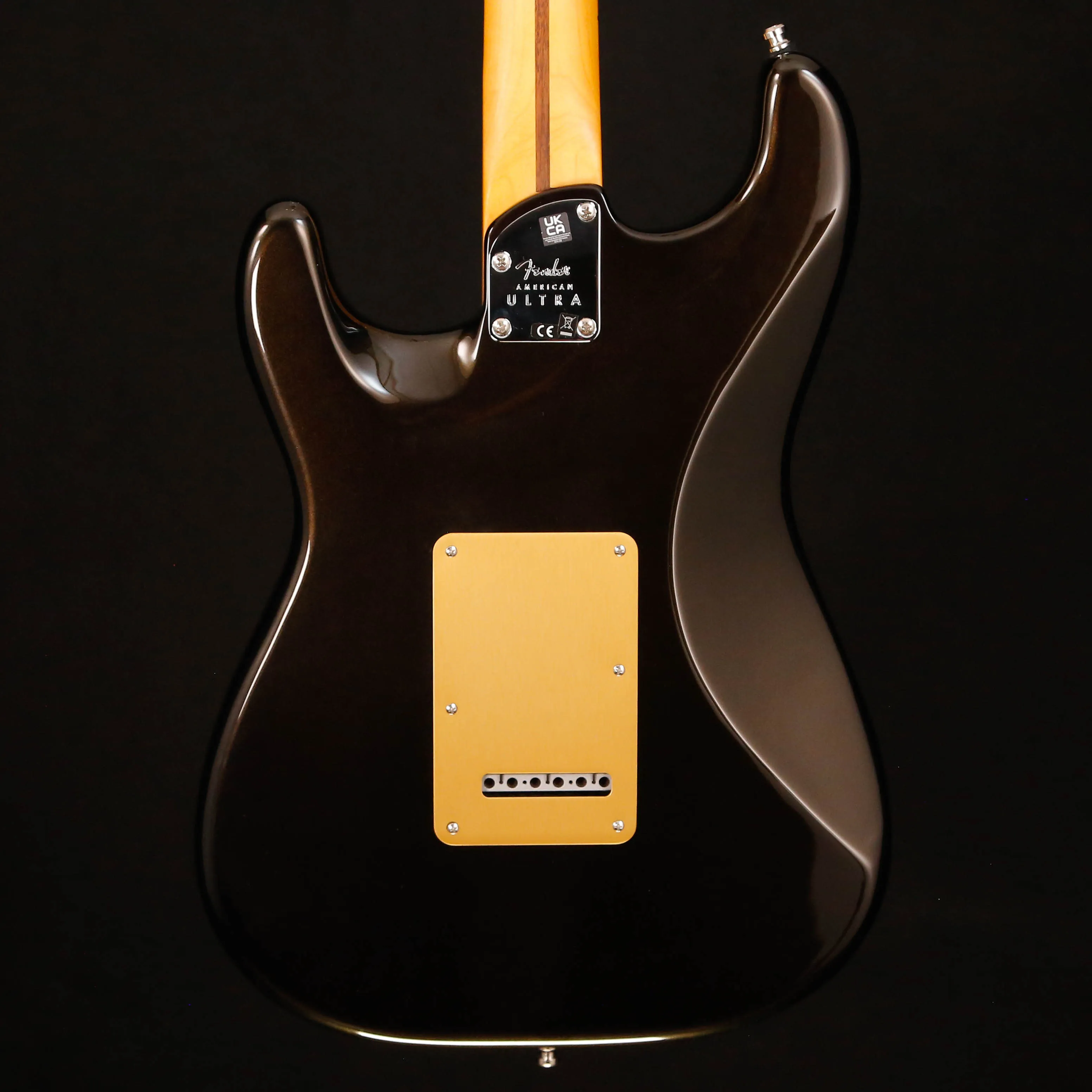 Fender American Ultra Stratocaster, Maple Fb, Texas Tea
