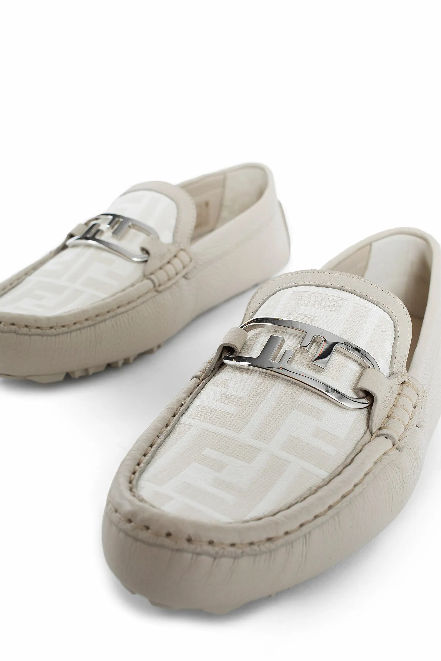 FENDI MAN BEIGE LOAFERS & FLATS