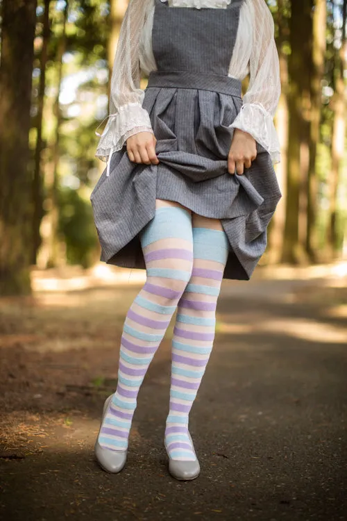 Gossamer Stripes Extraordinary Thigh High