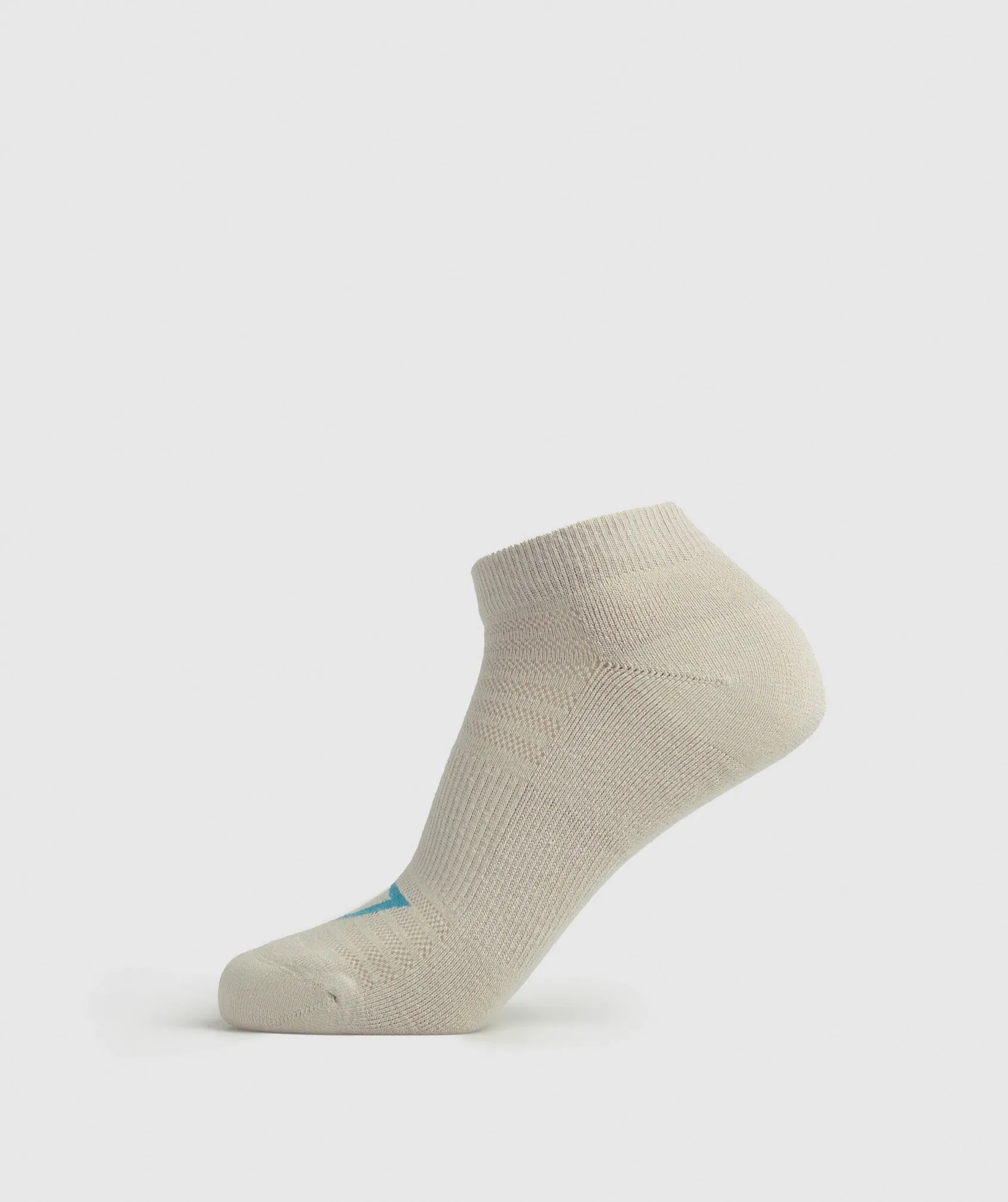 Gymshark Ankle Socks 3pk - Blue/Jewel Green/Pebble Grey