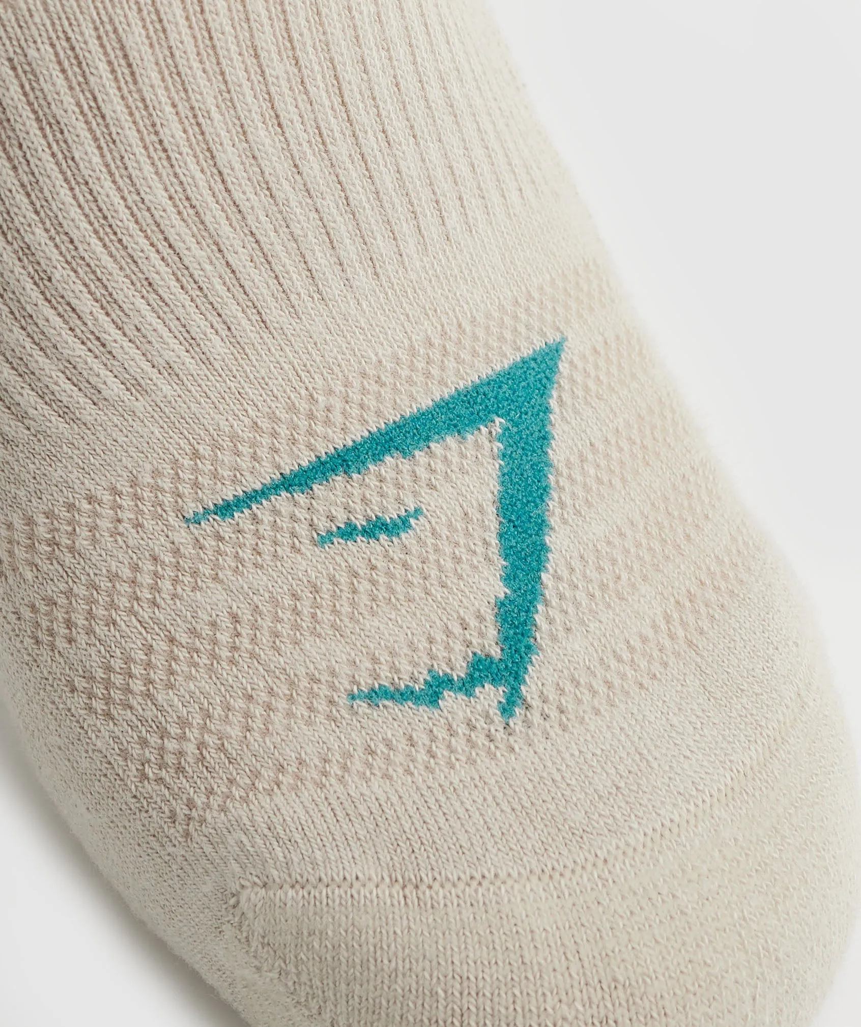 Gymshark Ankle Socks 3pk - Blue/Jewel Green/Pebble Grey