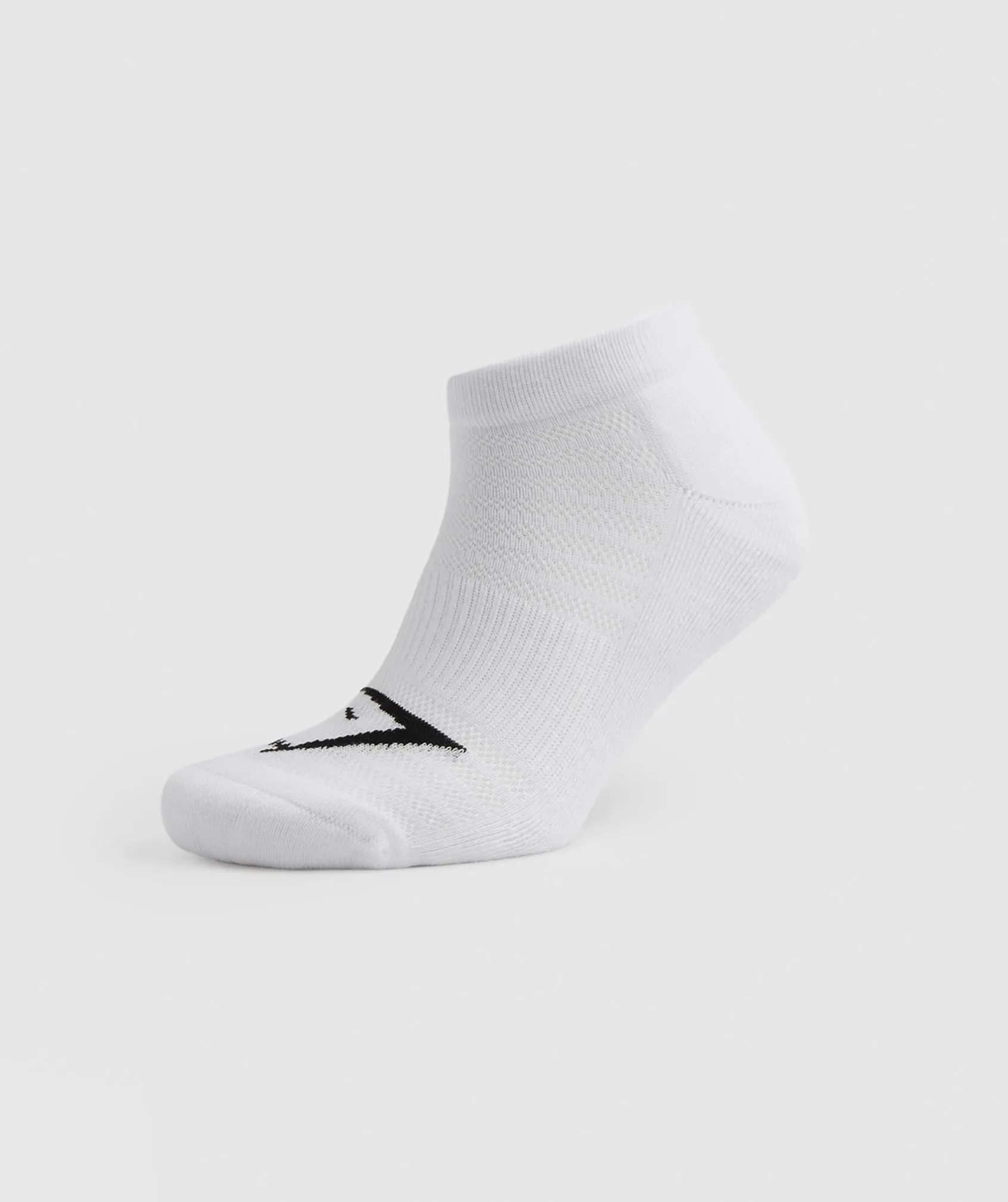 Gymshark Ankle Socks 3pk - White/Black/Light Grey Core Marl
