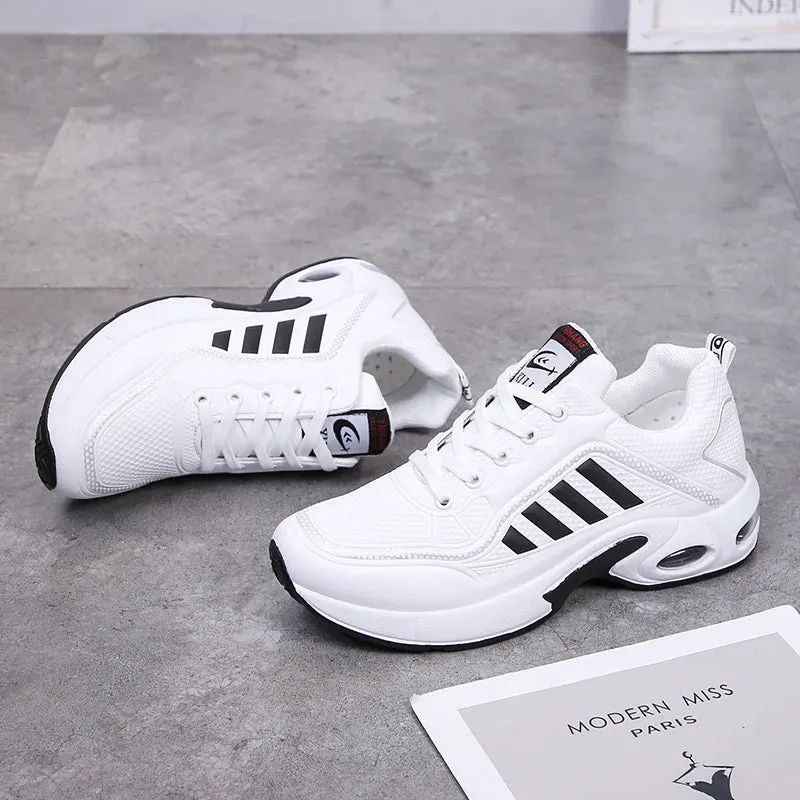Hot Sale White Sneakers Man Fashion Air Cushion Running Shoes Men Athletic Sneakers Breathable Trainers Men Sports Tennis Shoes