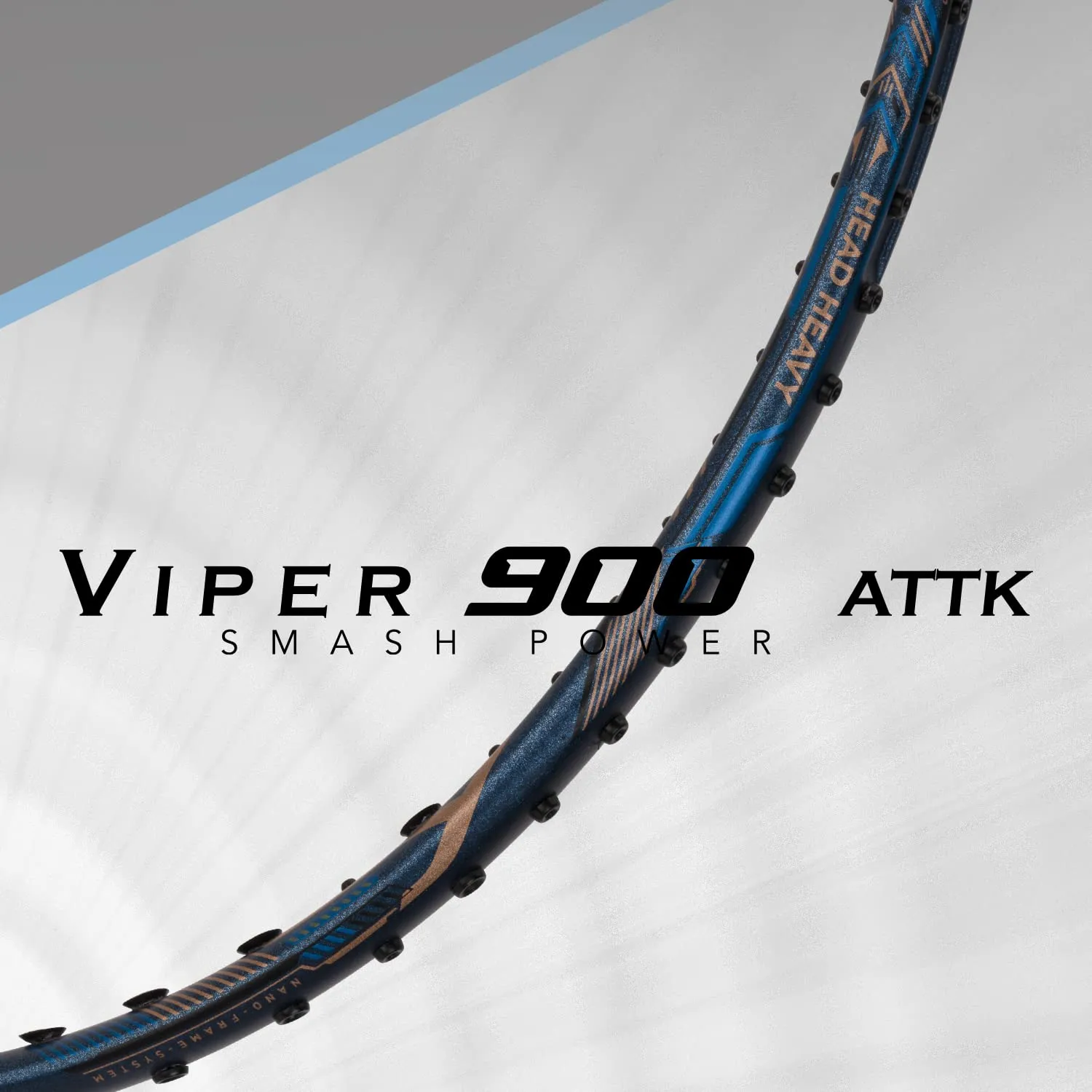 Hundred Viper 900 Carbon Fibre Strung Badminton Racquet