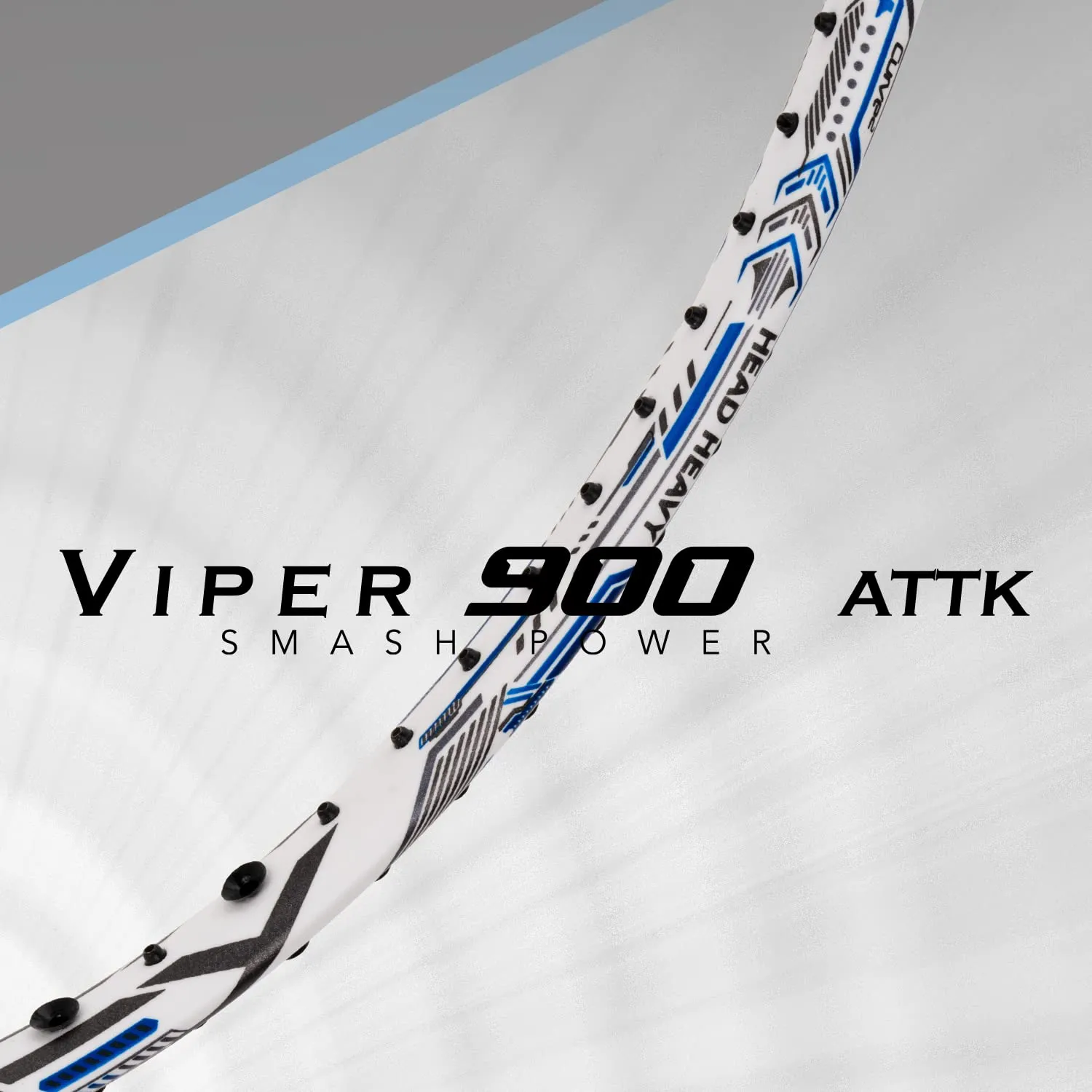 Hundred Viper 900 Carbon Fibre Strung Badminton Racquet