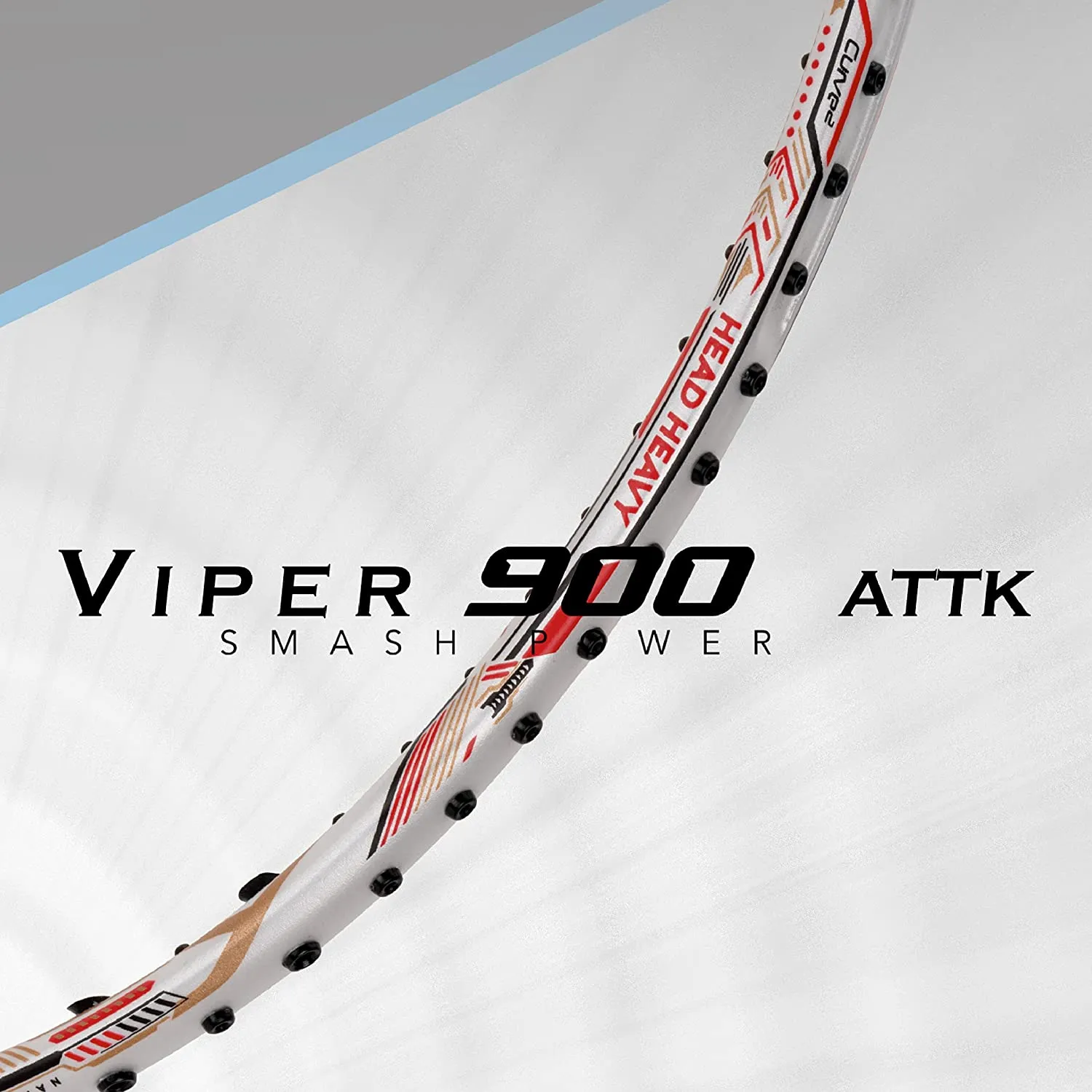 Hundred Viper 900 Carbon Fibre Strung Badminton Racquet