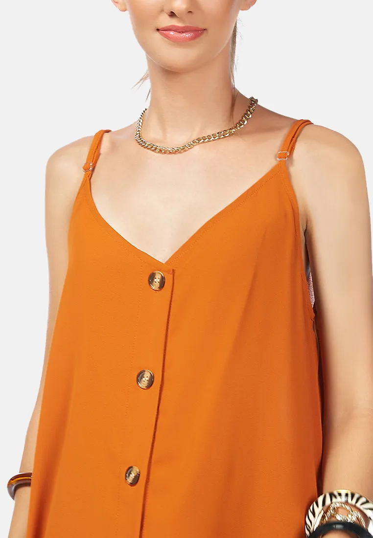 Long Spaghetti Tank Top