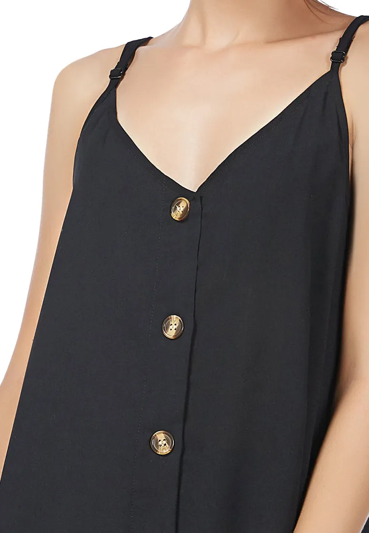 Long Spaghetti Tank Top
