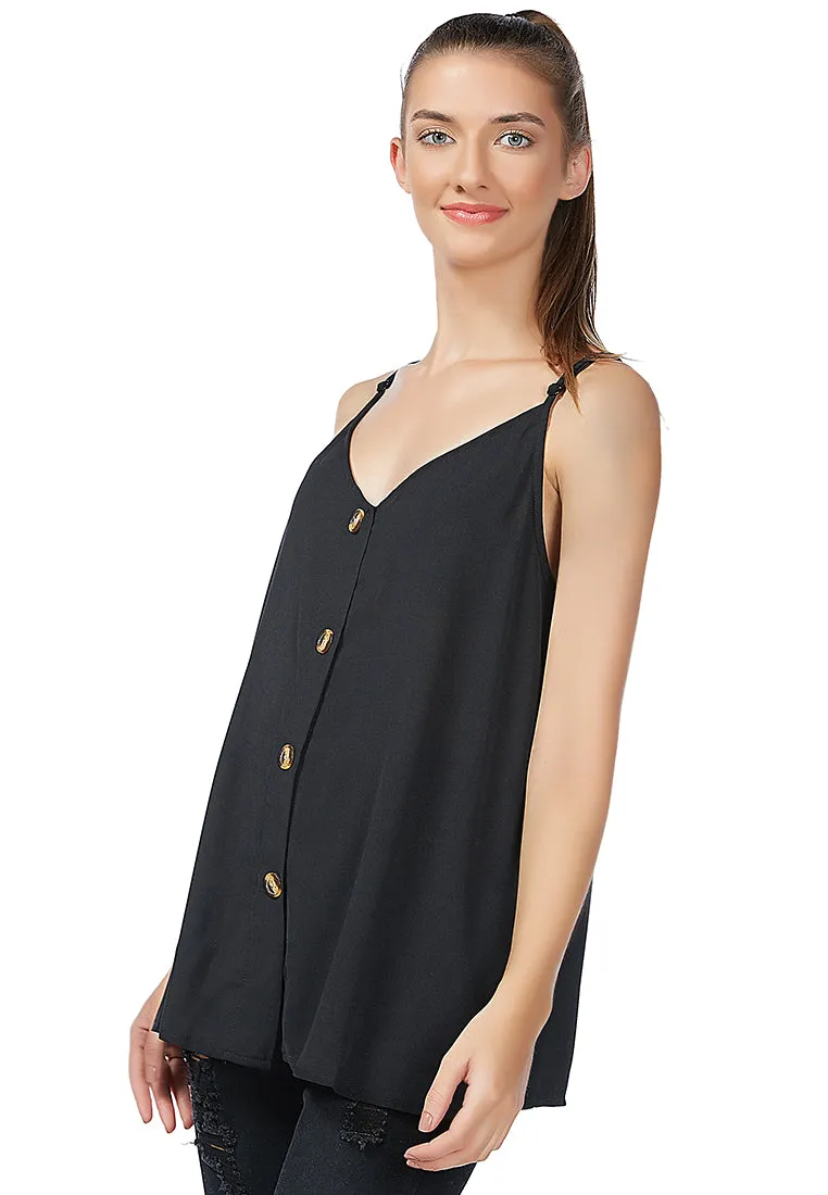 Long Spaghetti Tank Top