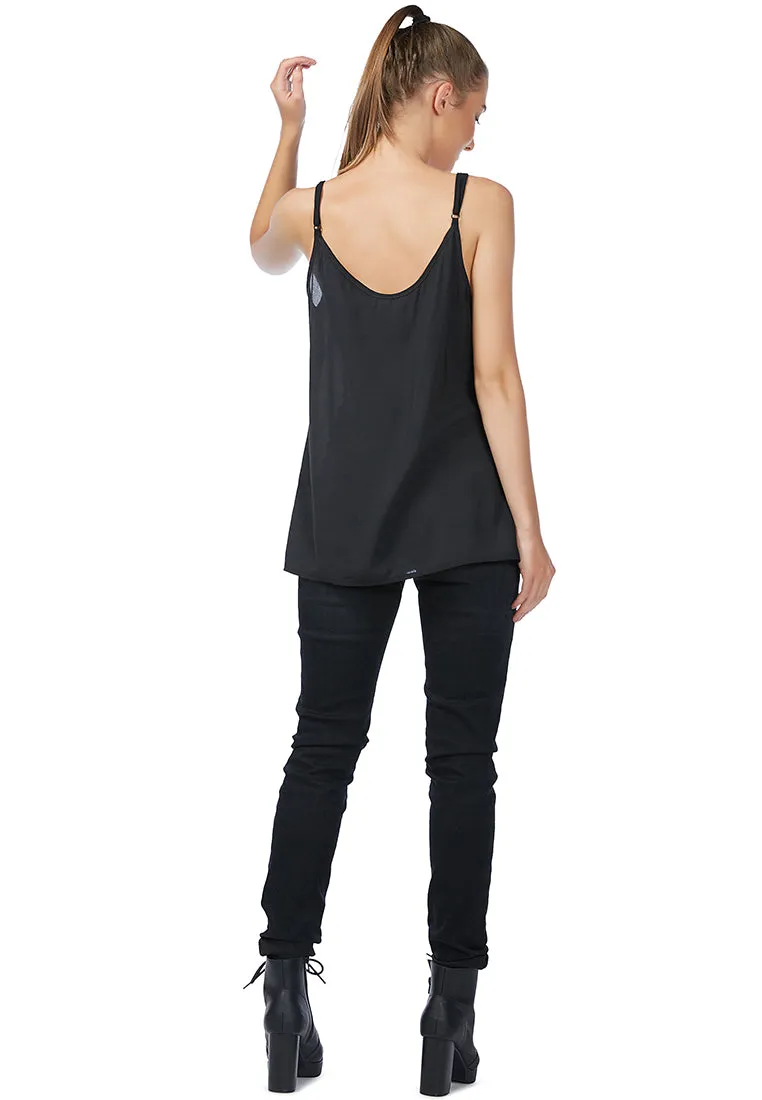 Long Spaghetti Tank Top