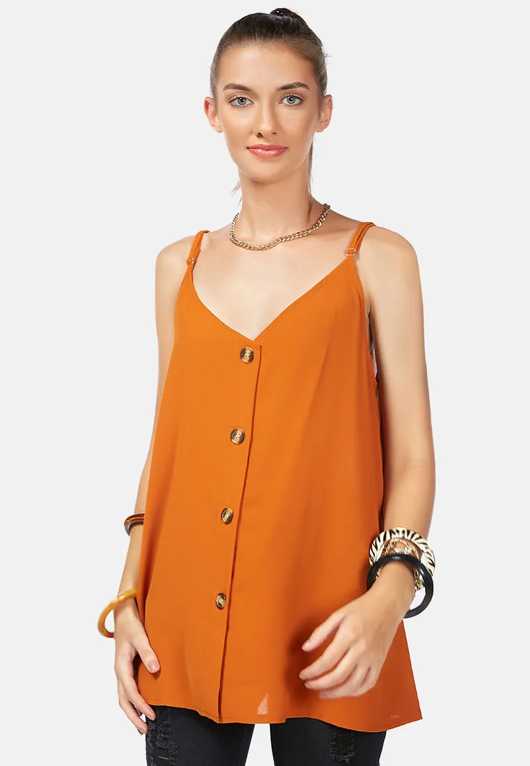Long Spaghetti Tank Top