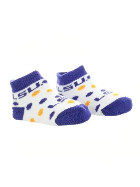LSU Tigers Toddler Socks Low Cut Little Fan